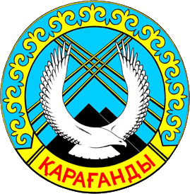 Karagandy skjaldarmerki borgarinnar