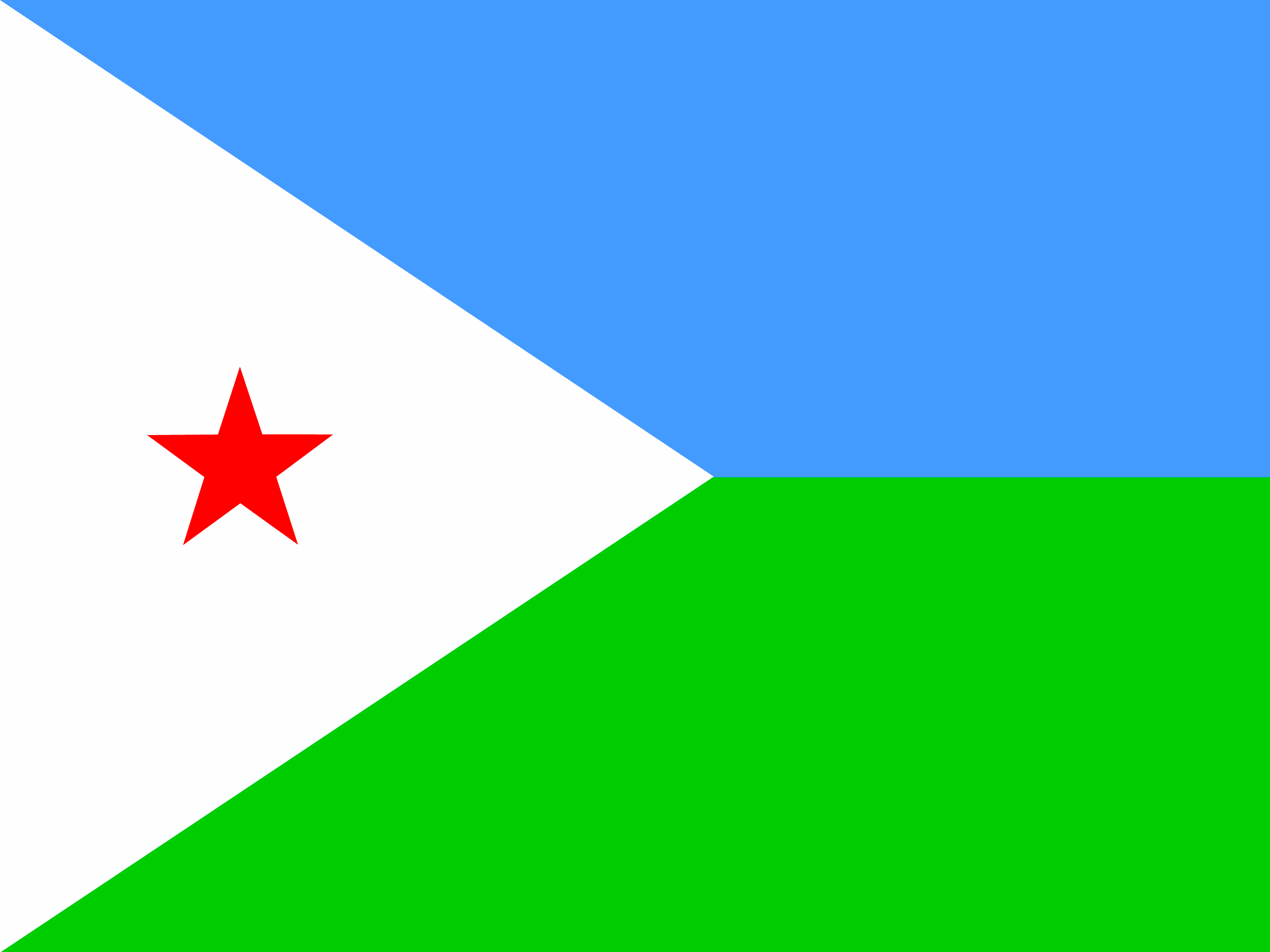 Djibútí fáni