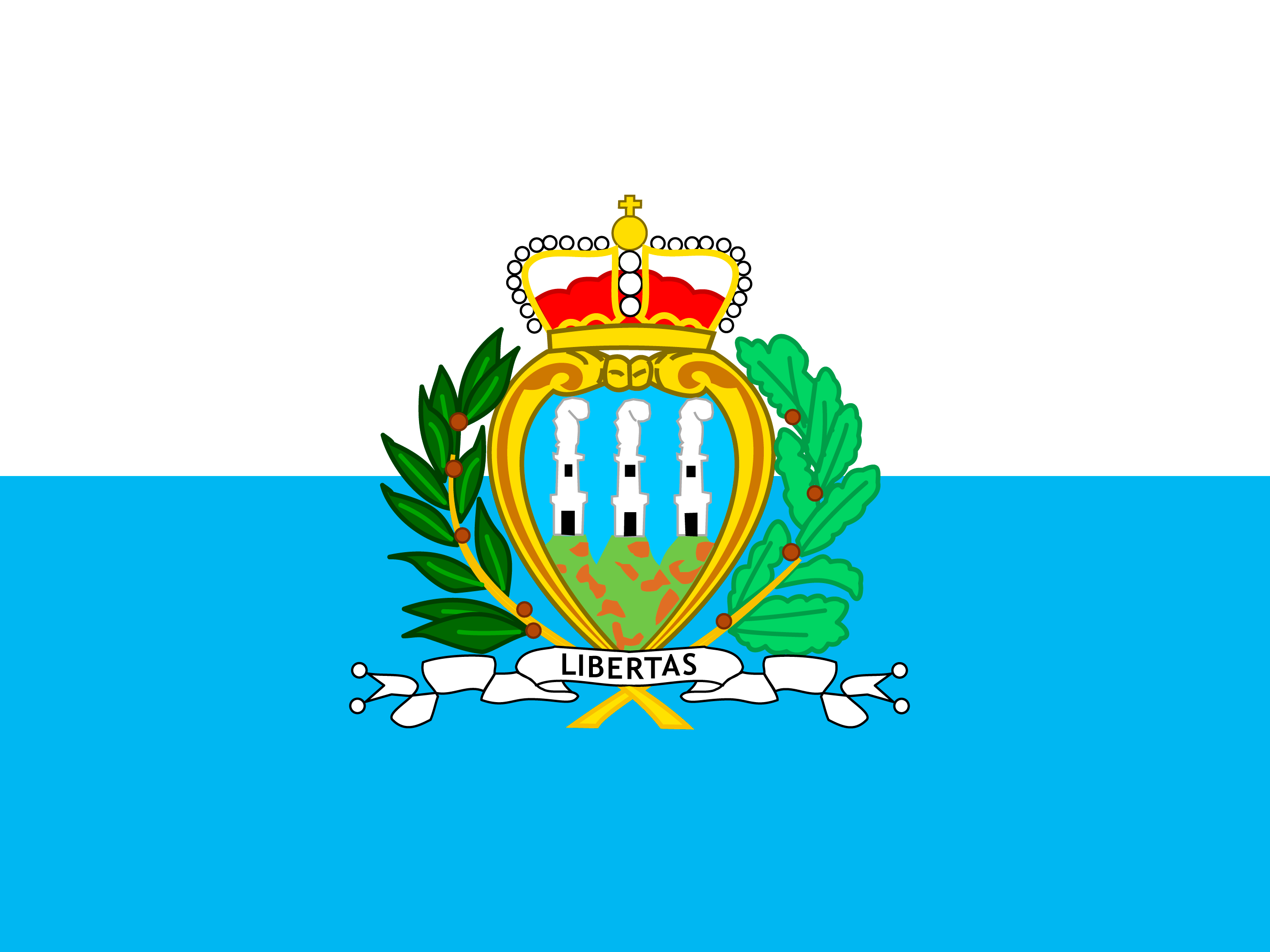 San Marínó fáni