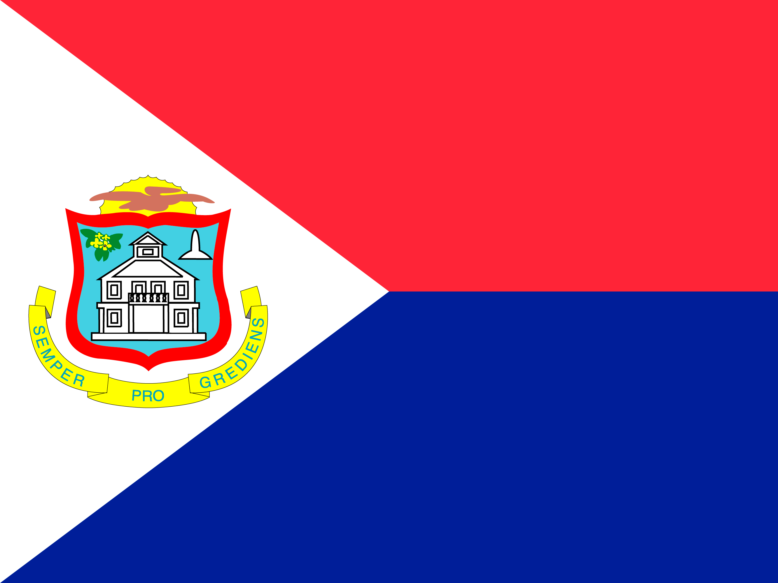 Sint Maarten fáni