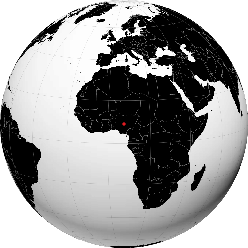 Abuja á hnöttnum