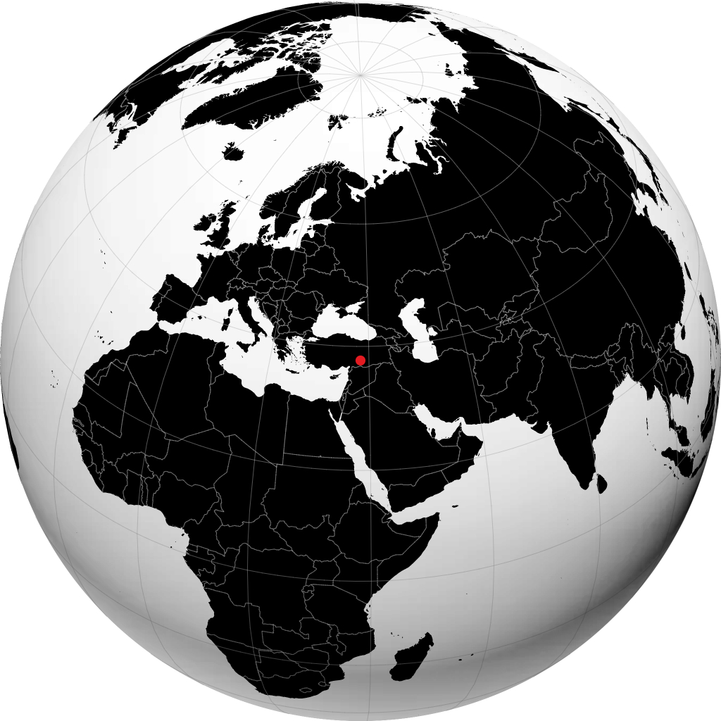 Adıyaman á hnöttnum