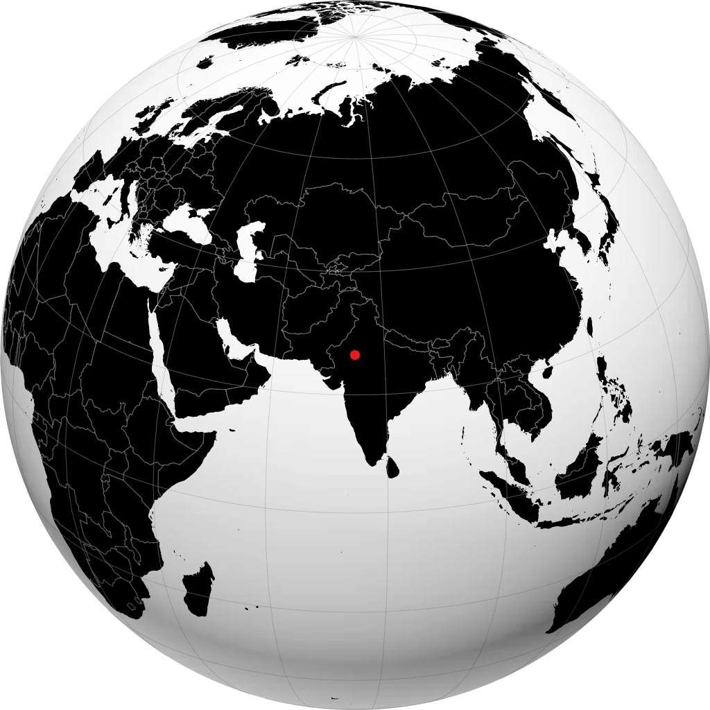 Ajmer á hnöttnum