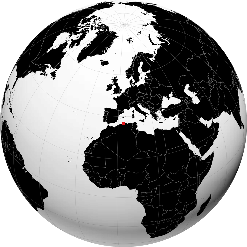 Algiers á hnöttnum