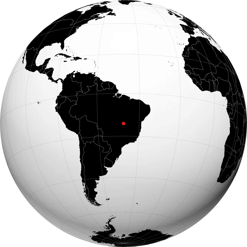 Alto Paraiso de Goias á hnöttnum