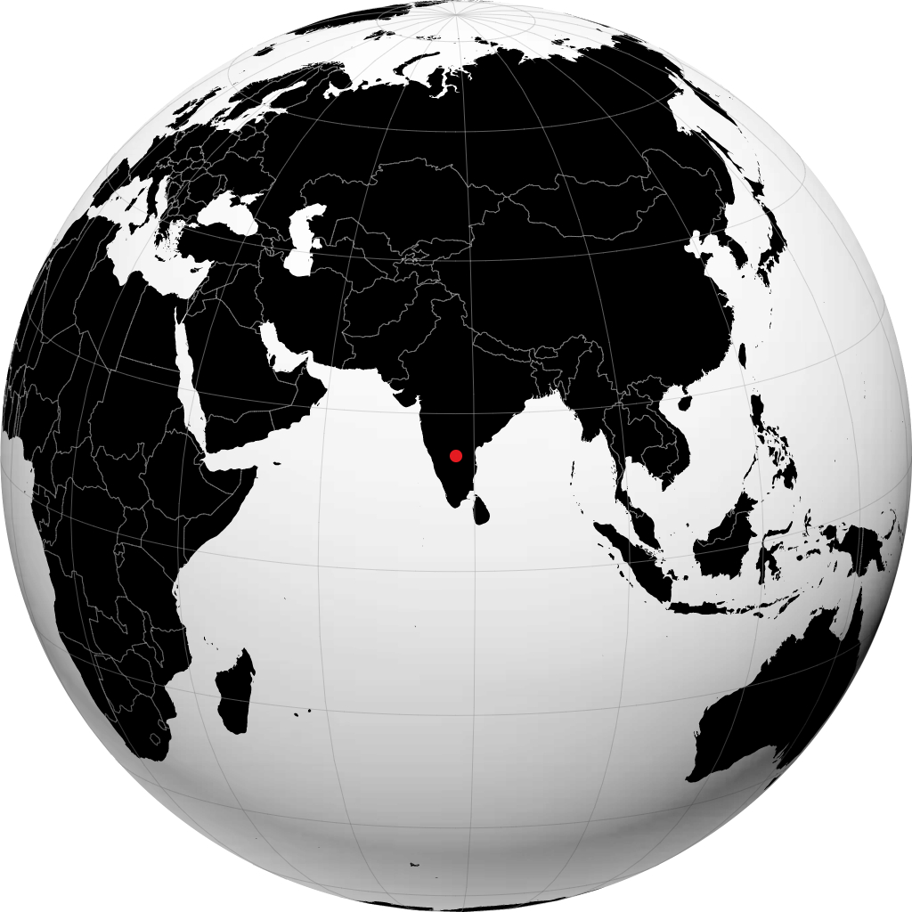 Anantapur á hnöttnum