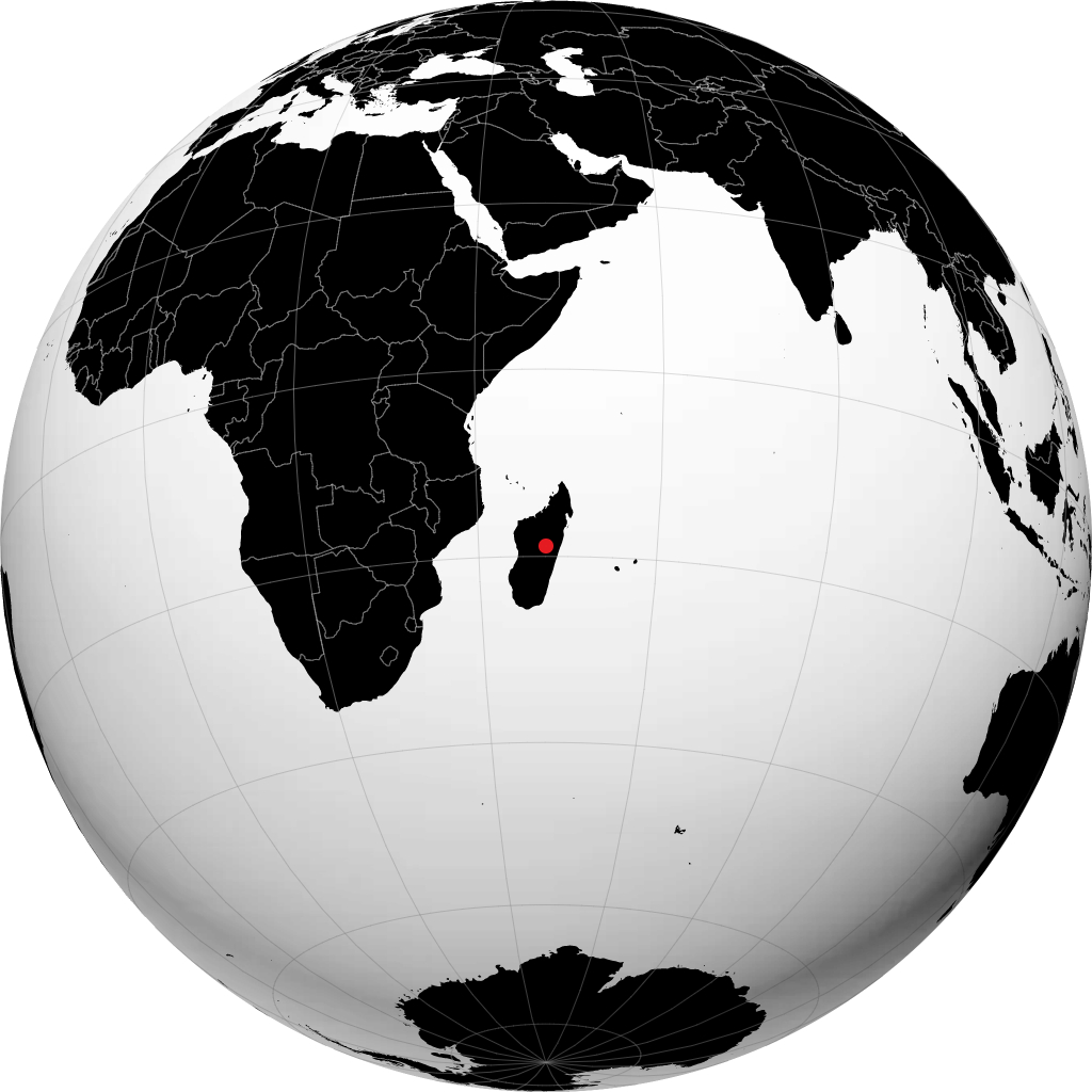 Antananarivo á hnöttnum