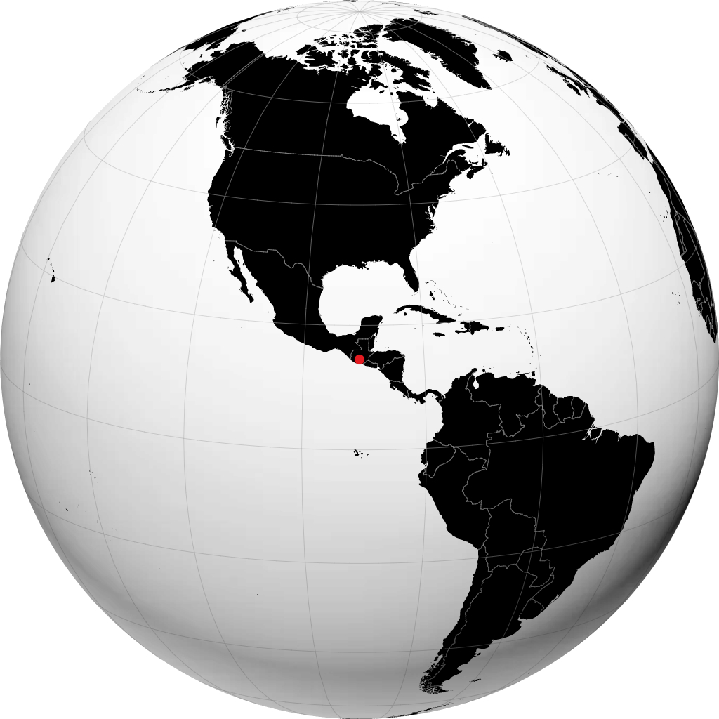Antigua Guatemala á hnöttnum