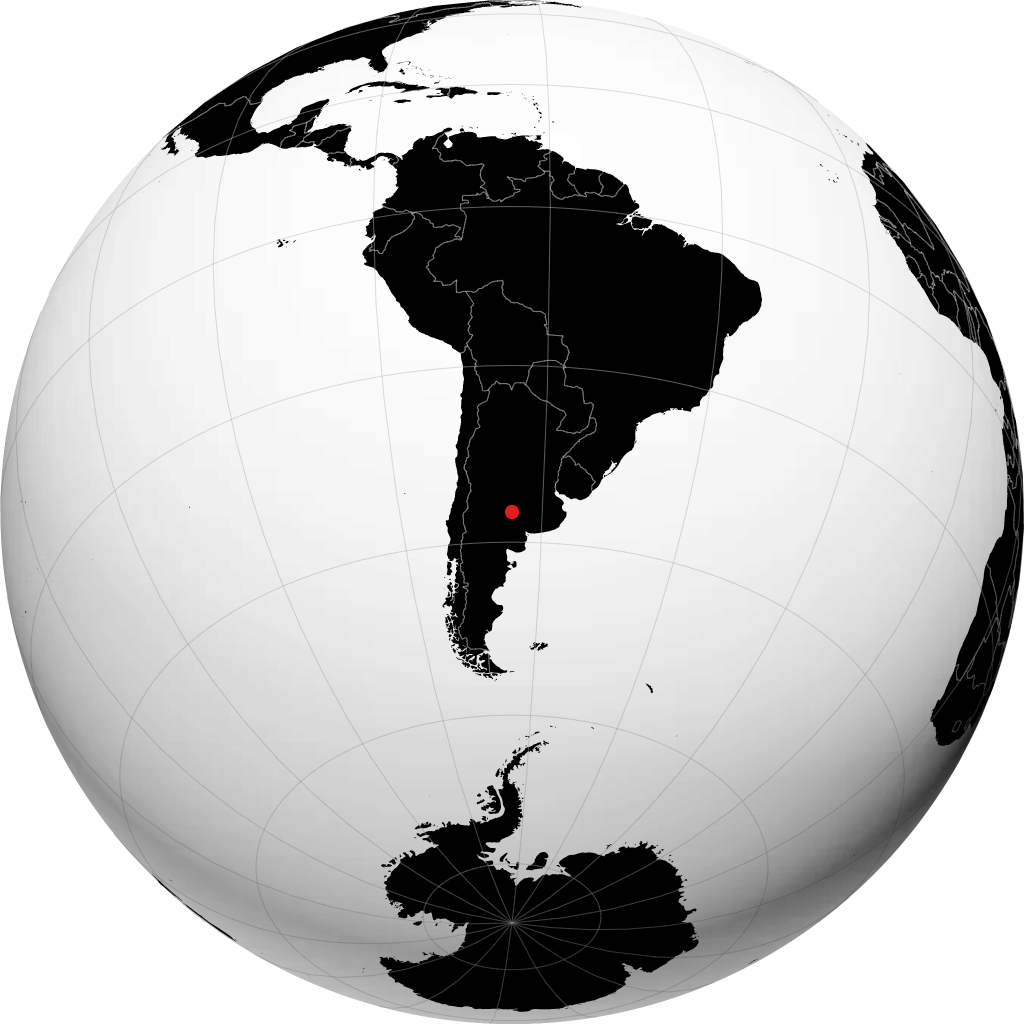 Santa Rosa á hnöttnum