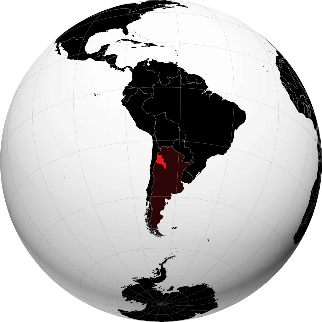 Provincia de Catamarca á hnöttnum