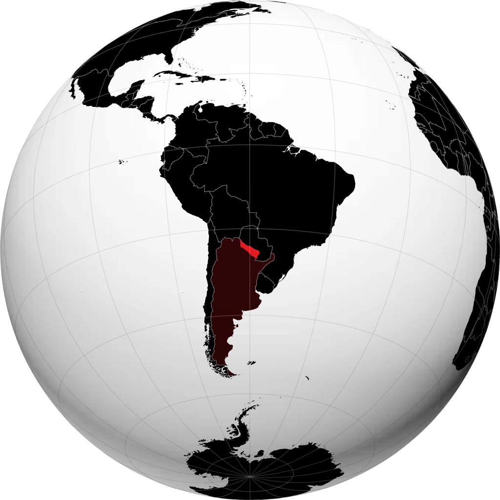 Provincia de Formosa á hnöttnum