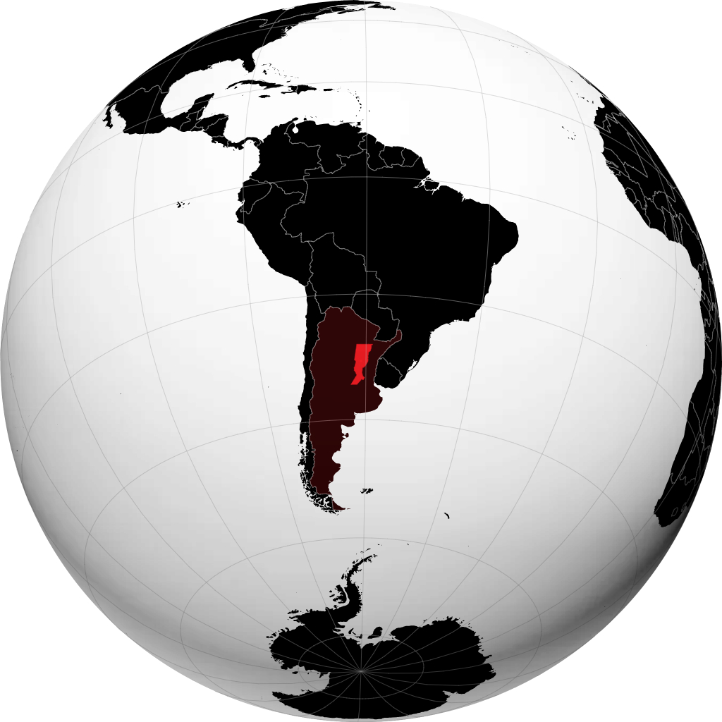 Provincia de Santa Fe á hnöttnum
