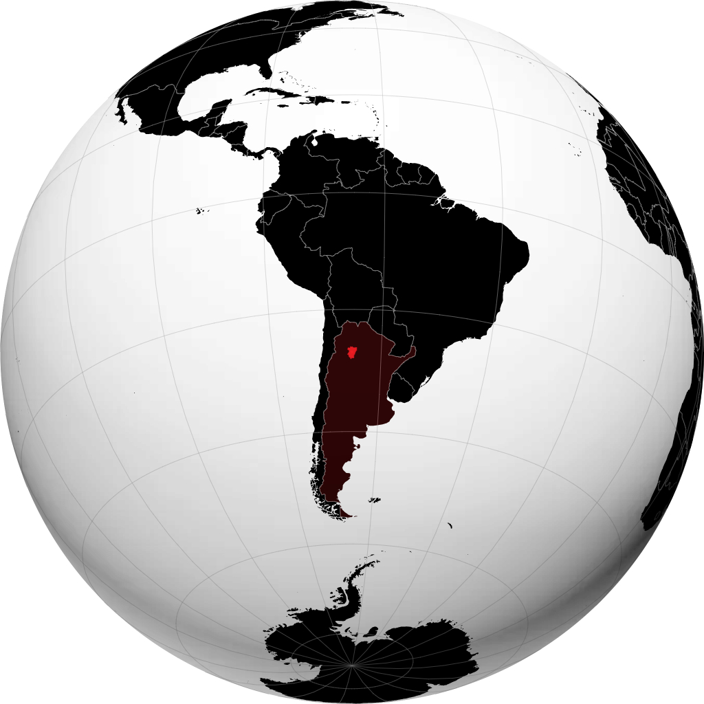 Provincia de Tucuman á hnöttnum
