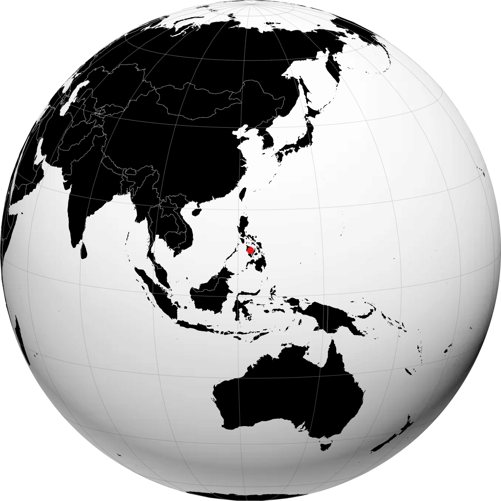 Bacolod City á hnöttnum