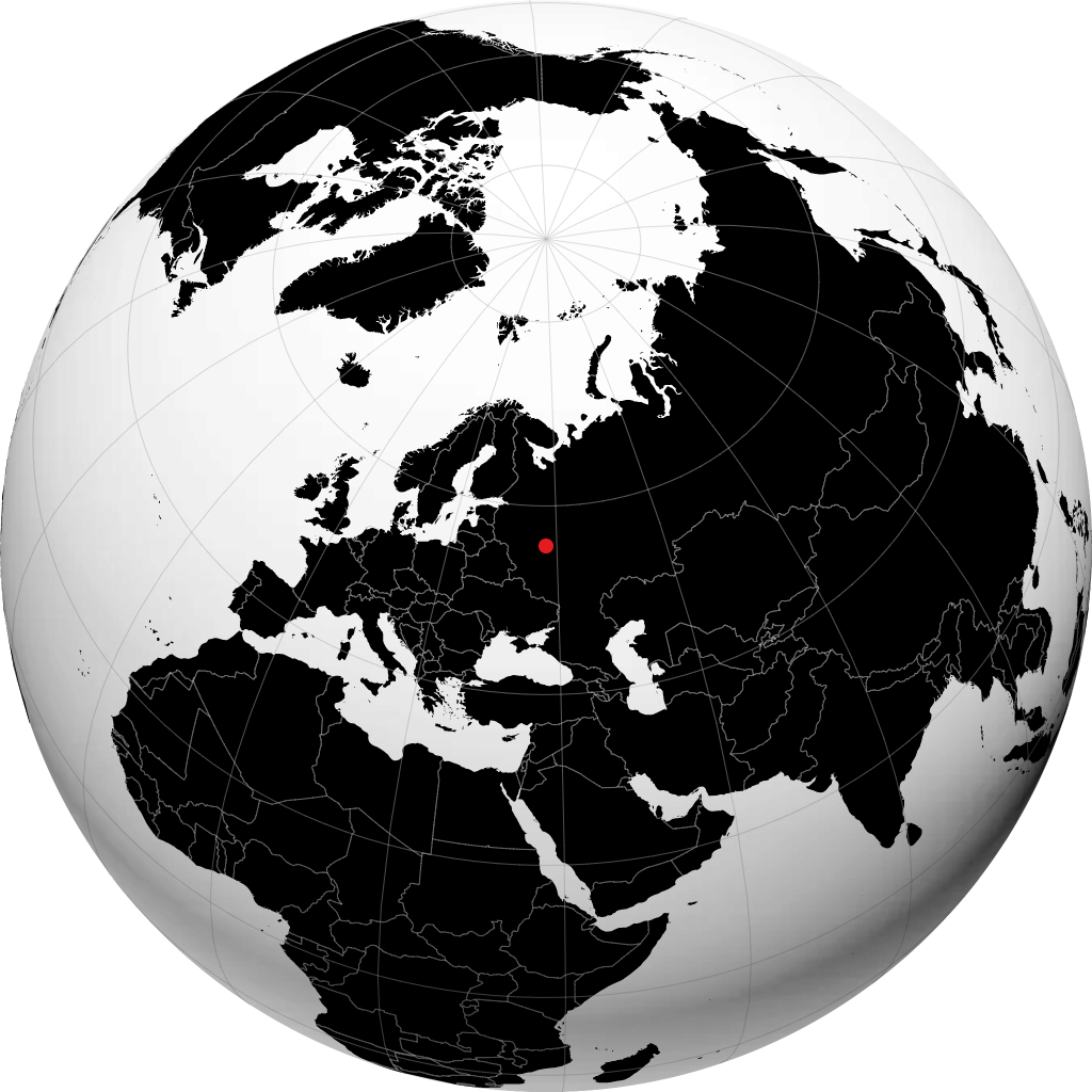 Balashikha á hnöttnum