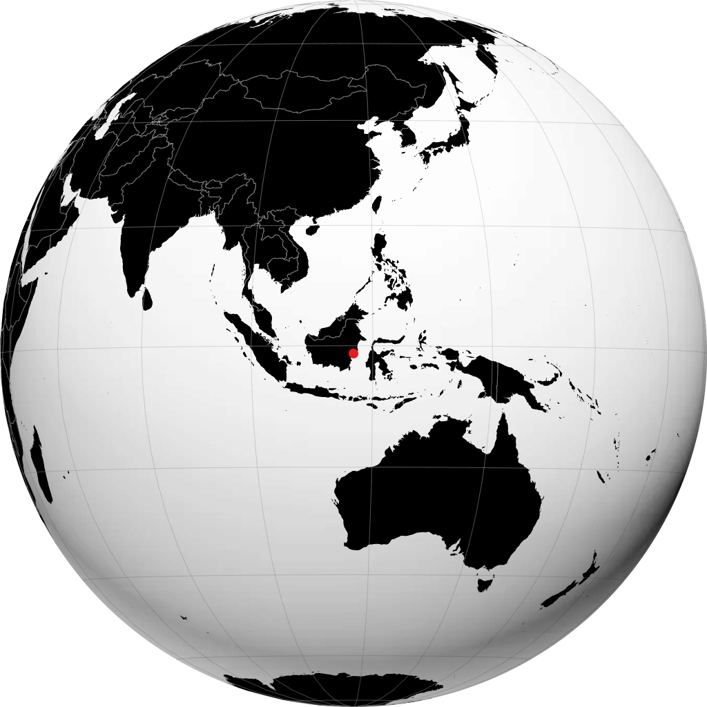 Balikpapan á hnöttnum