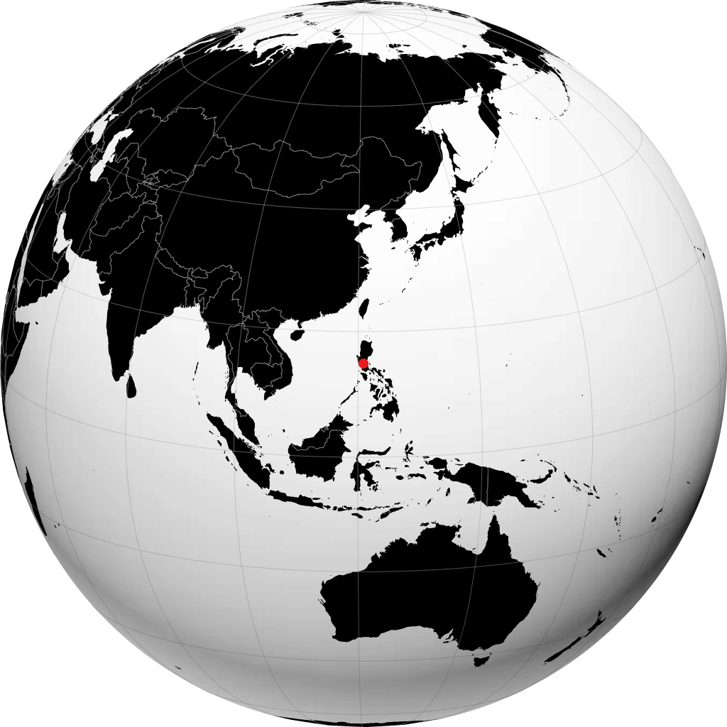 Baliuag á hnöttnum