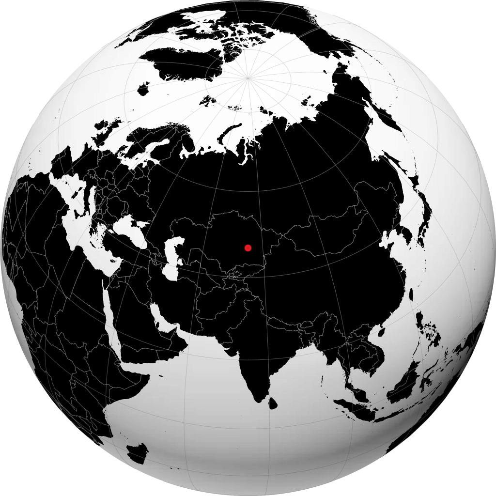 Balqash á hnöttnum