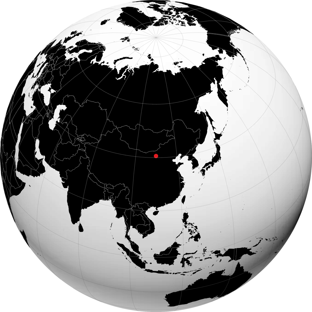 Baotou á hnöttnum