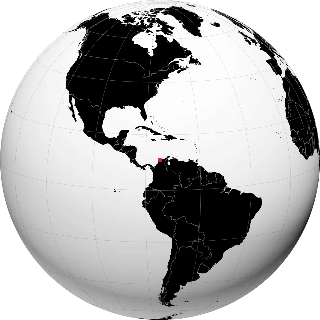 Barranquilla á hnöttnum