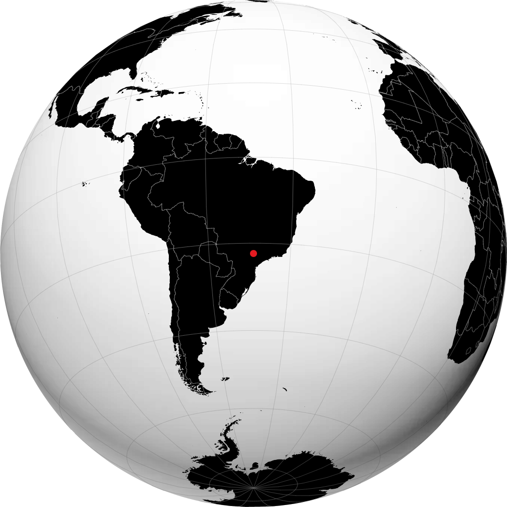 Bauru á hnöttnum