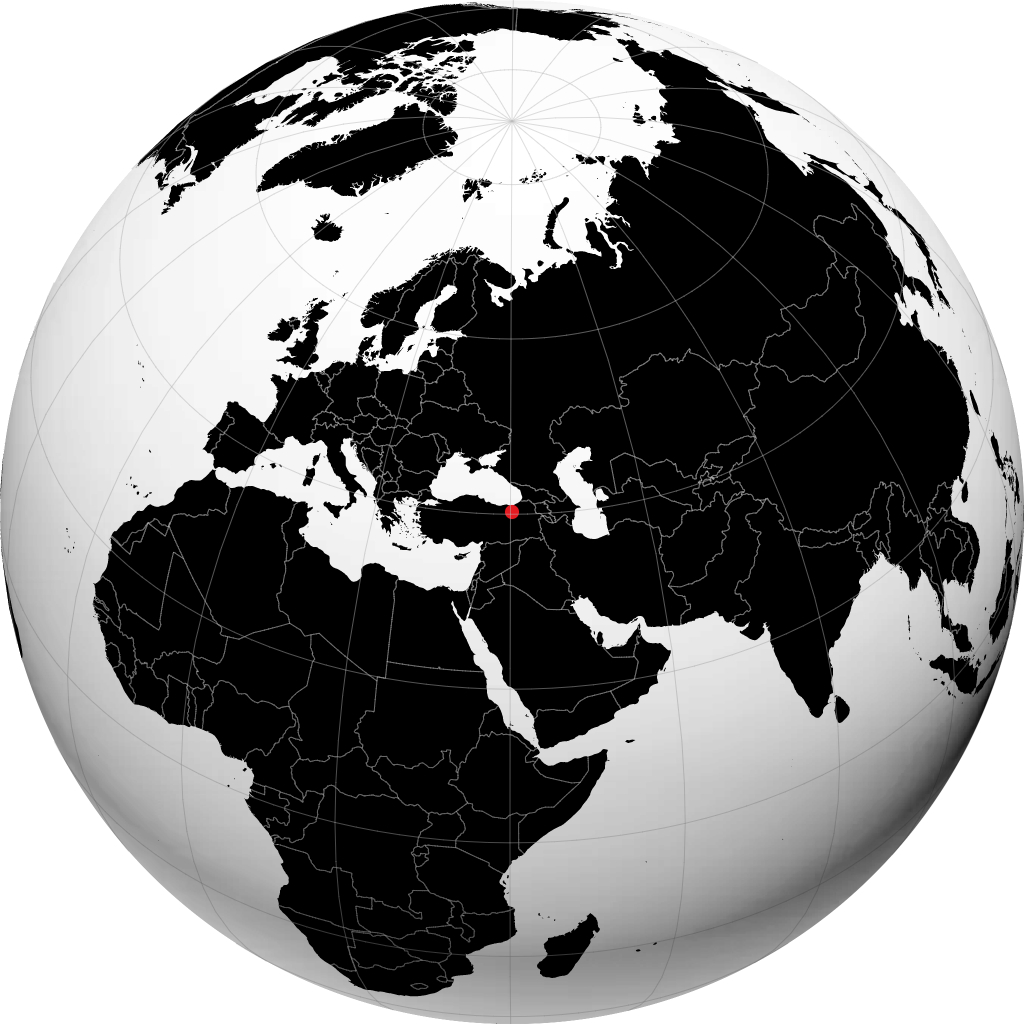 Bayburt á hnöttnum