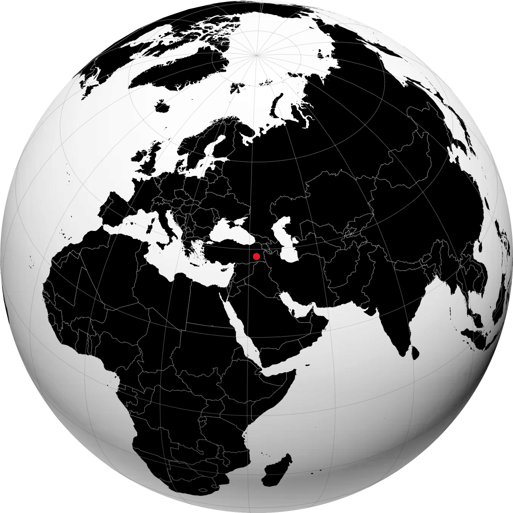 Bitlis á hnöttnum