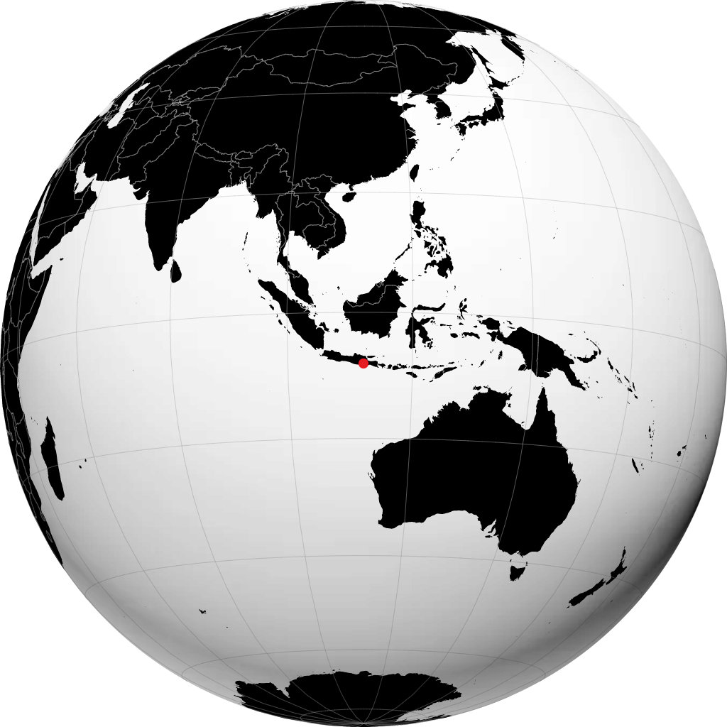 Blitar á hnöttnum