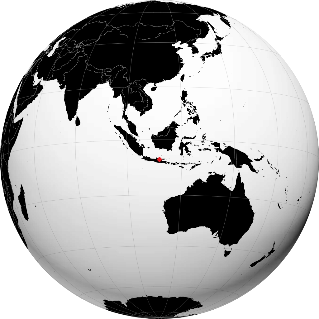 Bojonegoro á hnöttnum