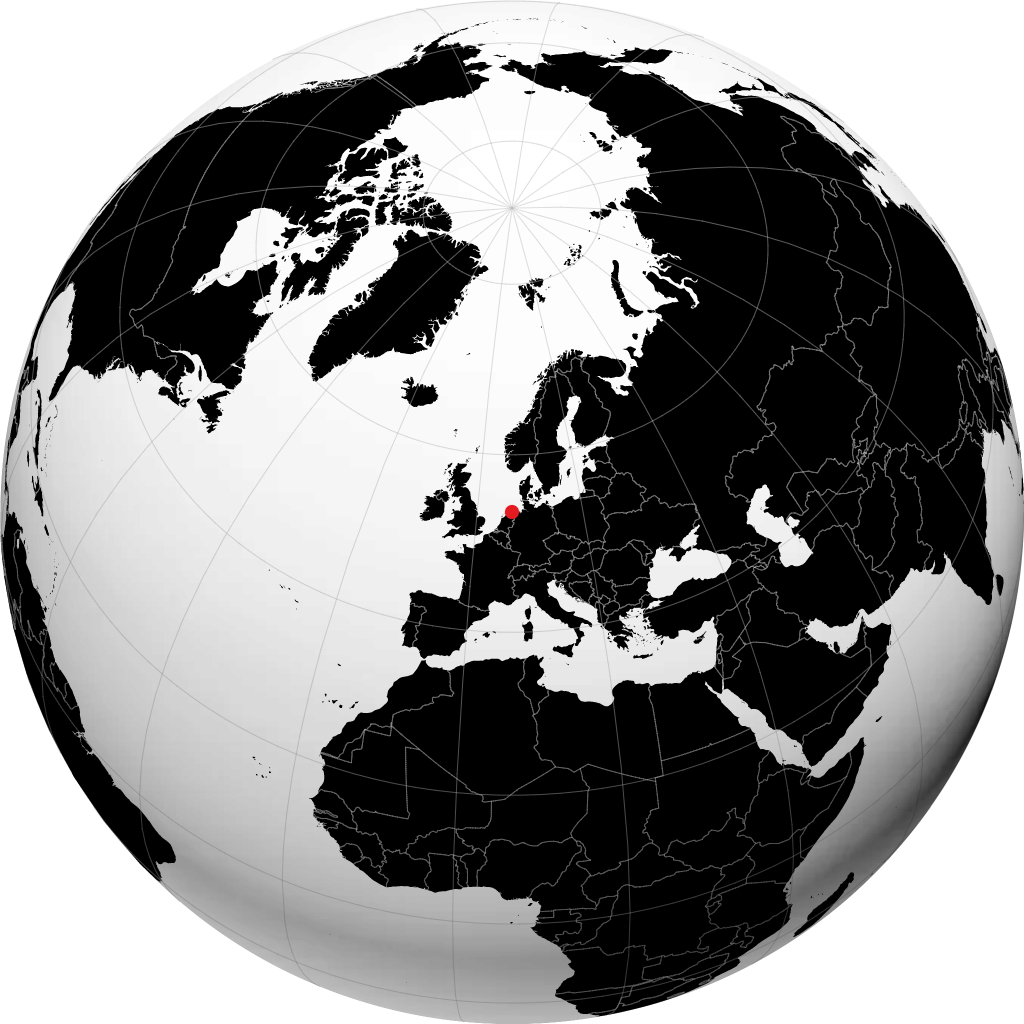 Borkum á hnöttnum