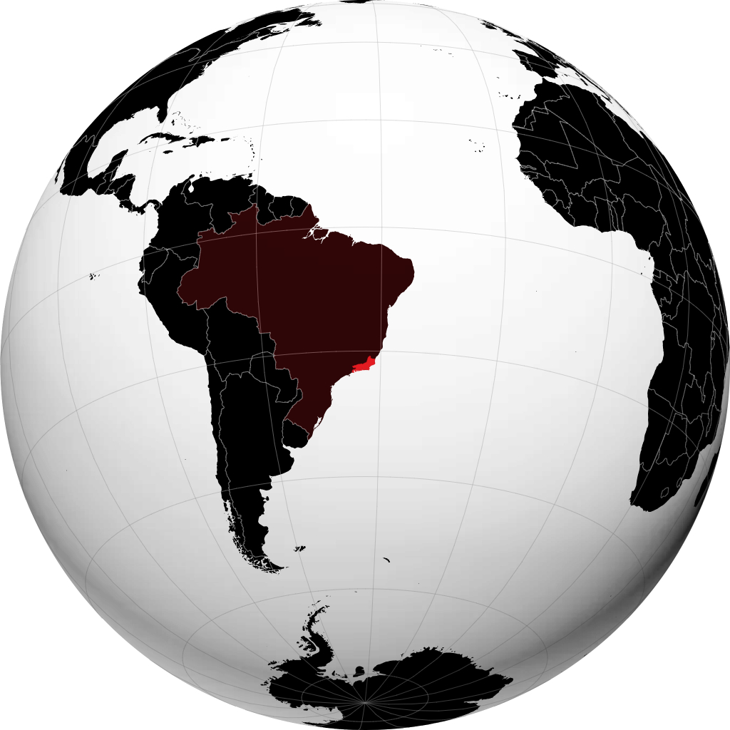 Rio de Janeiro fylki á hnöttnum