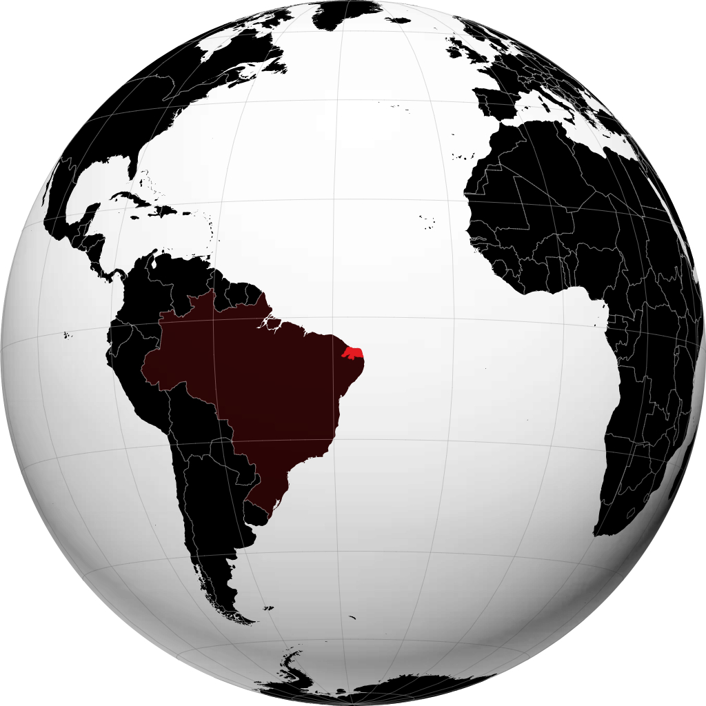 Rio Grande do Norte fylki á hnöttnum