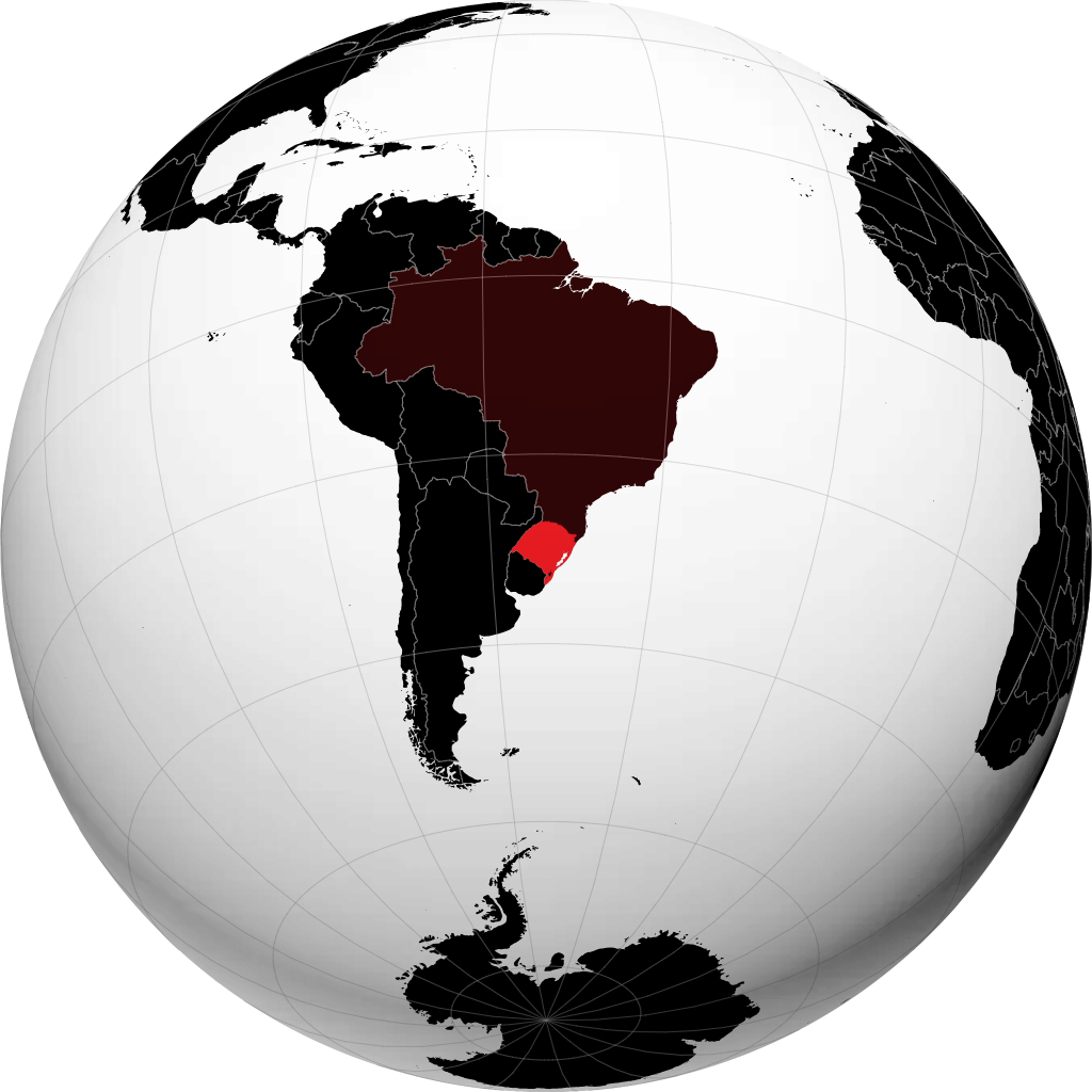 Rio Grande do Sul á hnöttnum