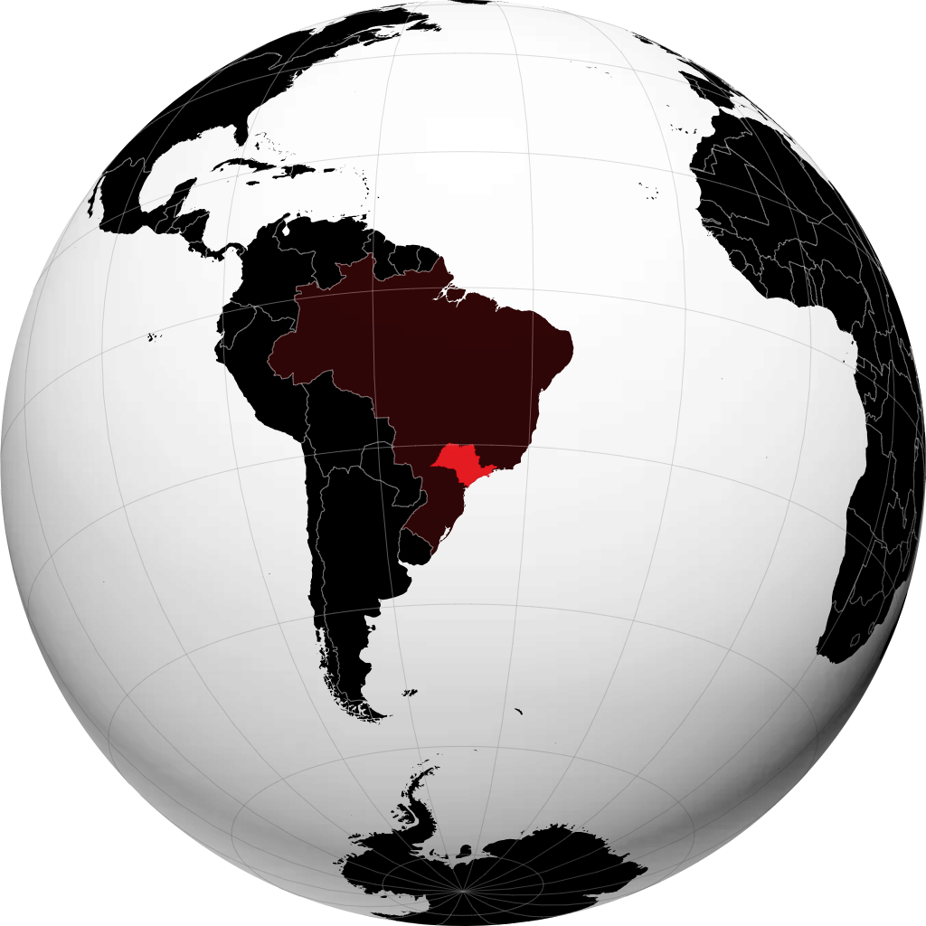 São Paulo á hnöttnum