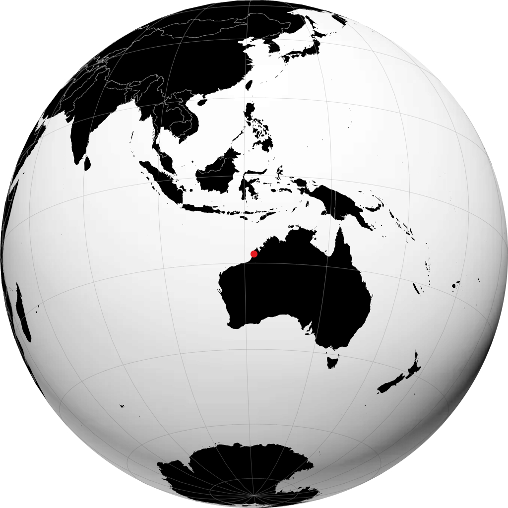 Broome á hnöttnum