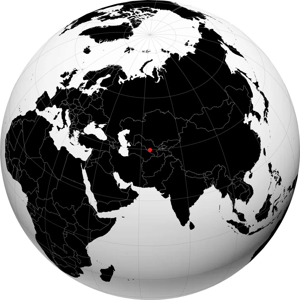 Bukhara á hnöttnum