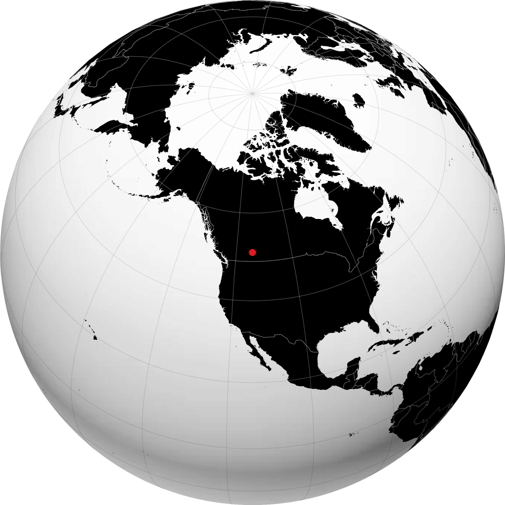 Calgary á hnöttnum