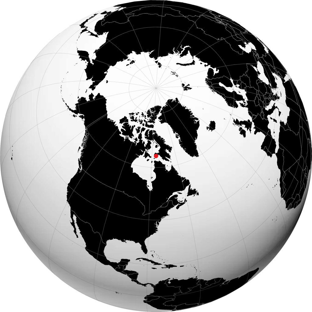 Cape Dorset á hnöttnum