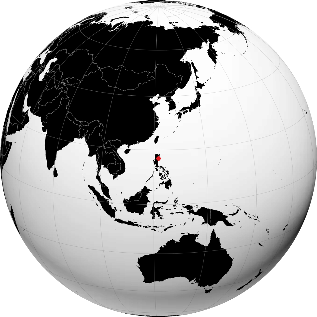 Cauayan á hnöttnum