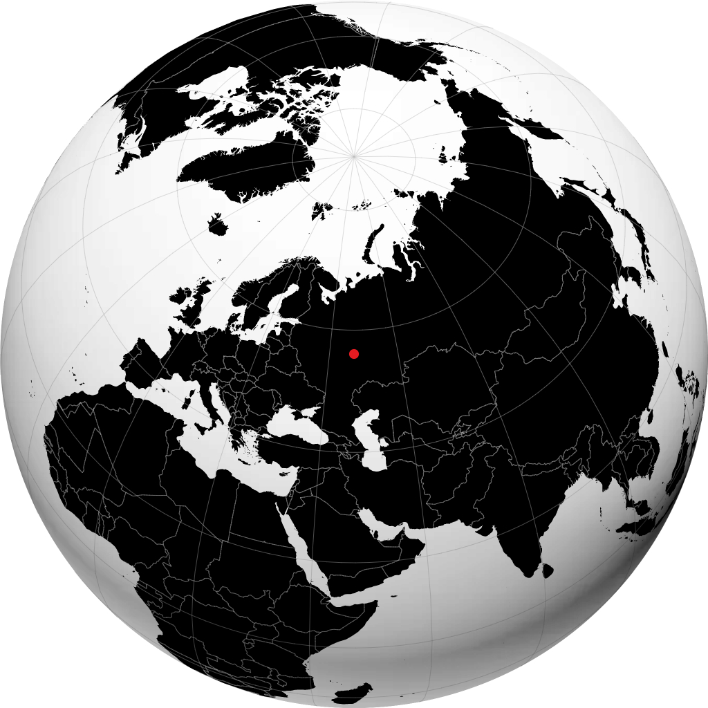 Cheboksary á hnöttnum
