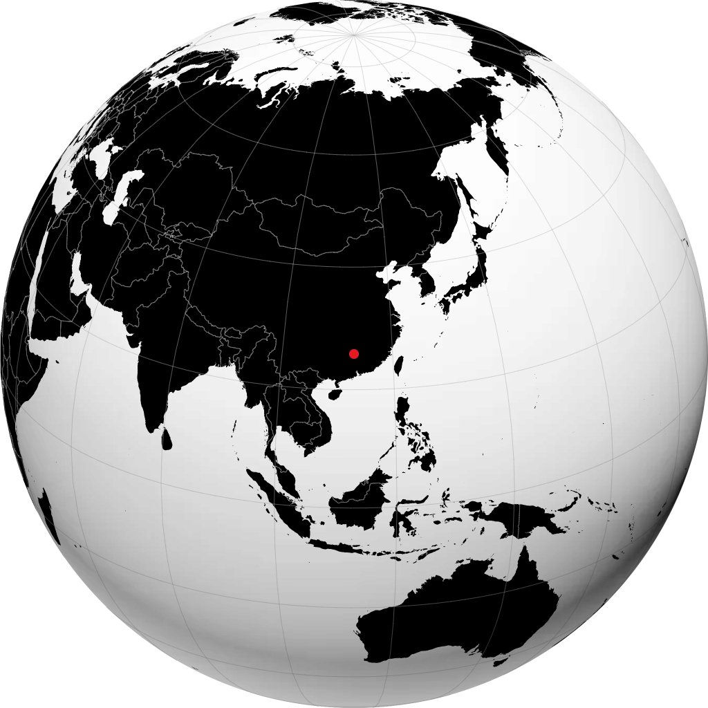 Chenzhou á hnöttnum