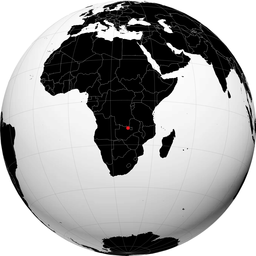 Chingola á hnöttnum