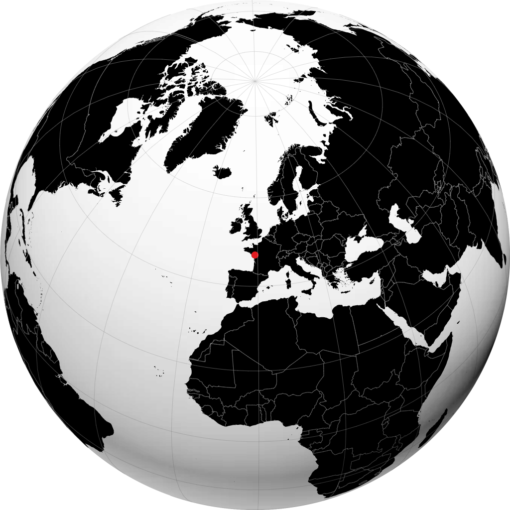 Cholet á hnöttnum