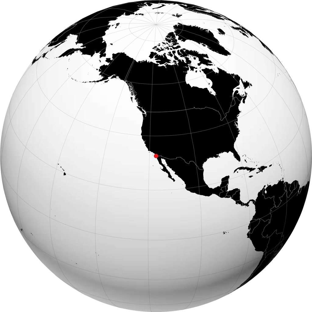 Chula Vista á hnöttnum