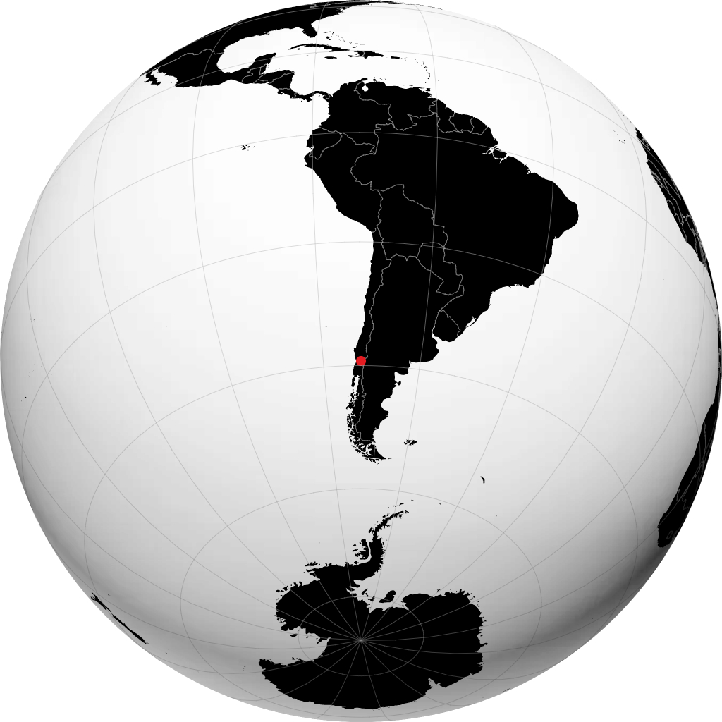 Villarrica á hnöttnum