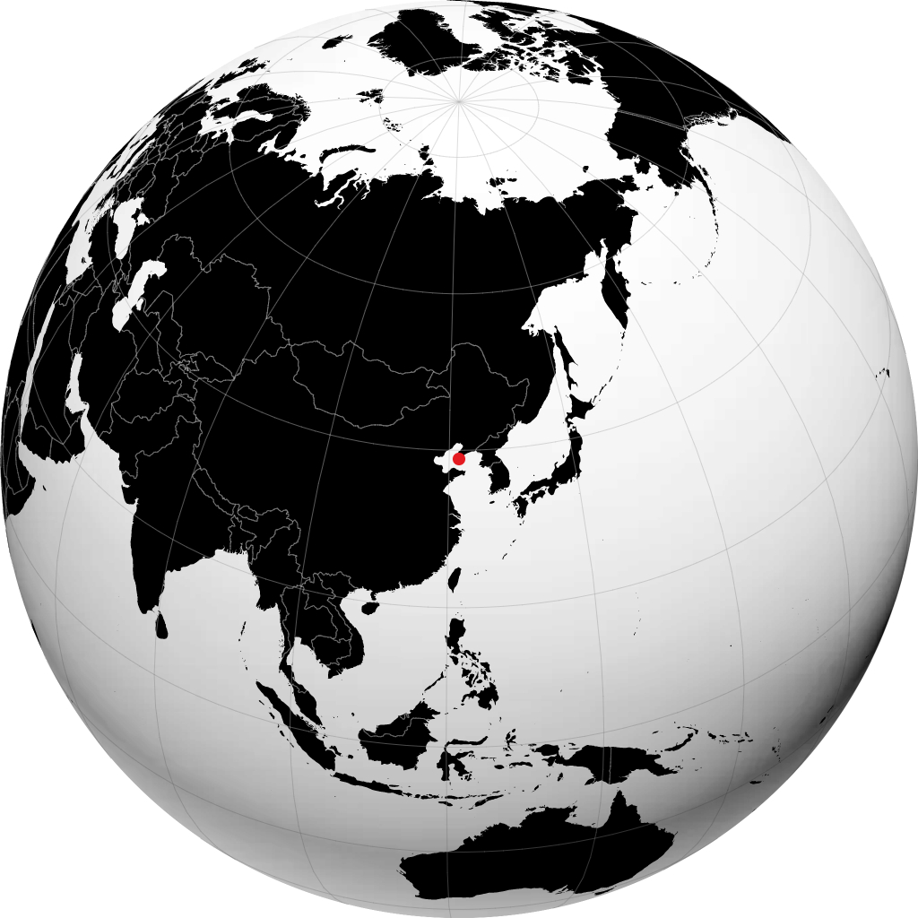 Dalian á hnöttnum