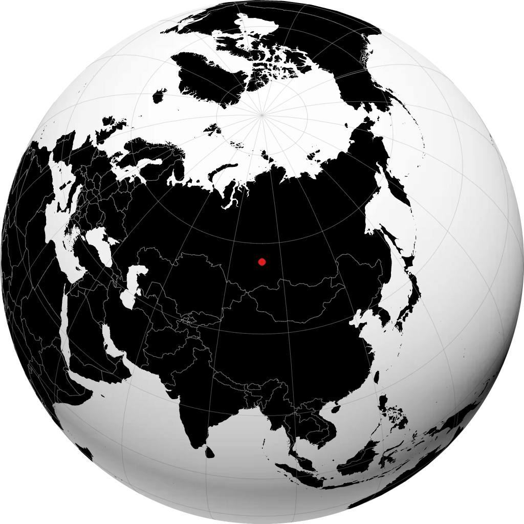 Divnogorsk á hnöttnum