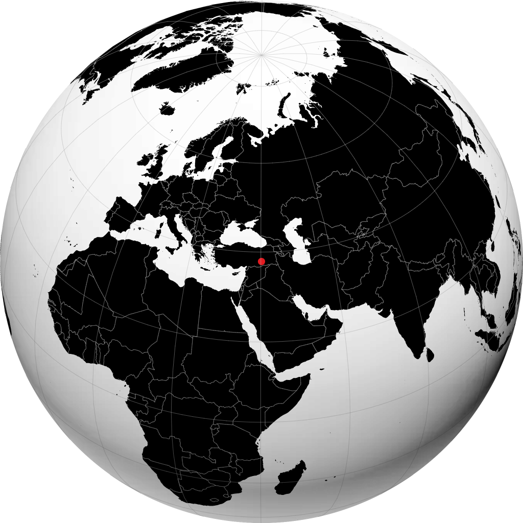 Diyarbakır á hnöttnum