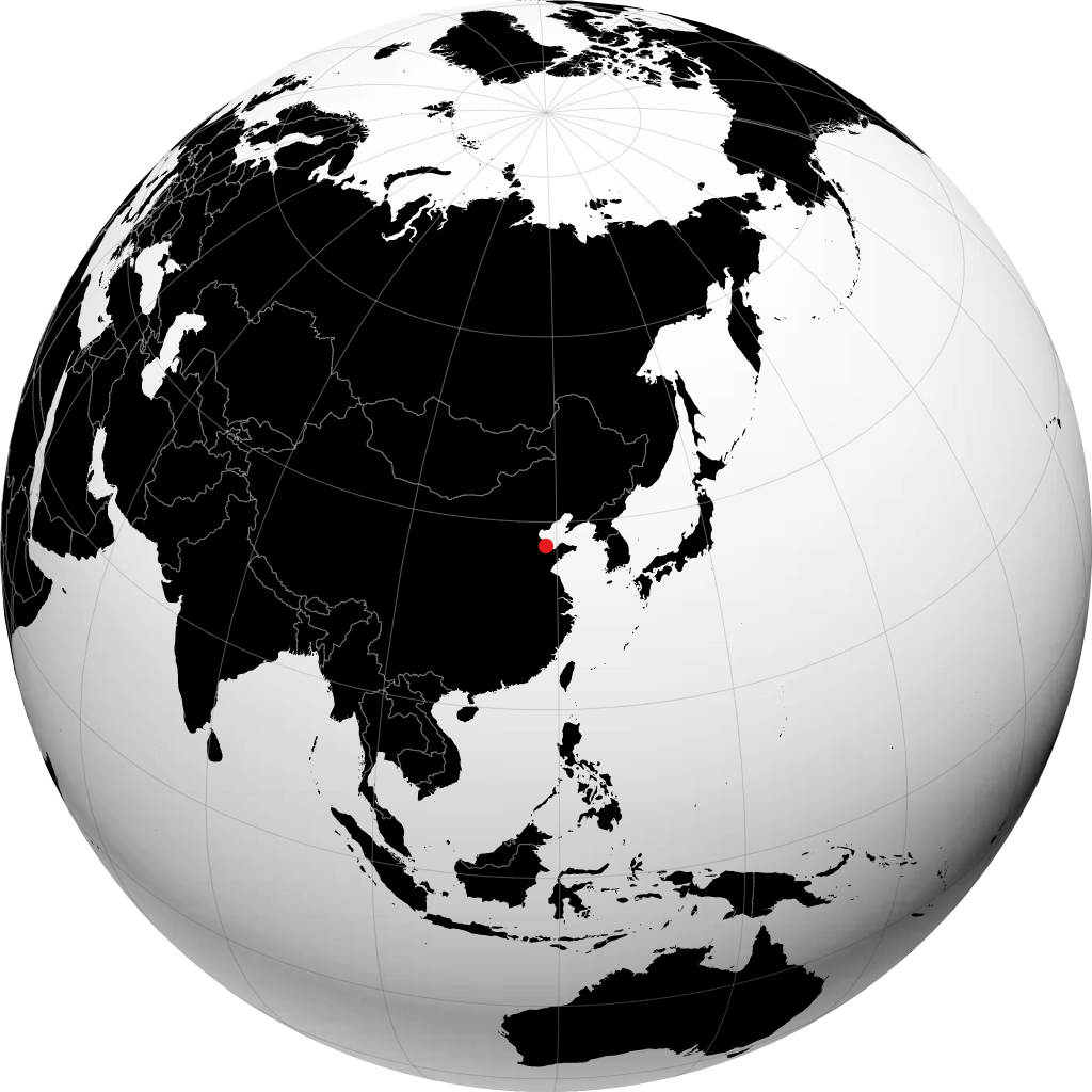 Dongying á hnöttnum