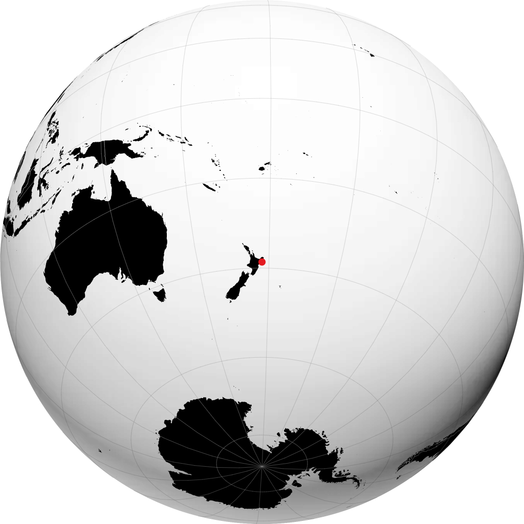 Gisborne á hnöttnum